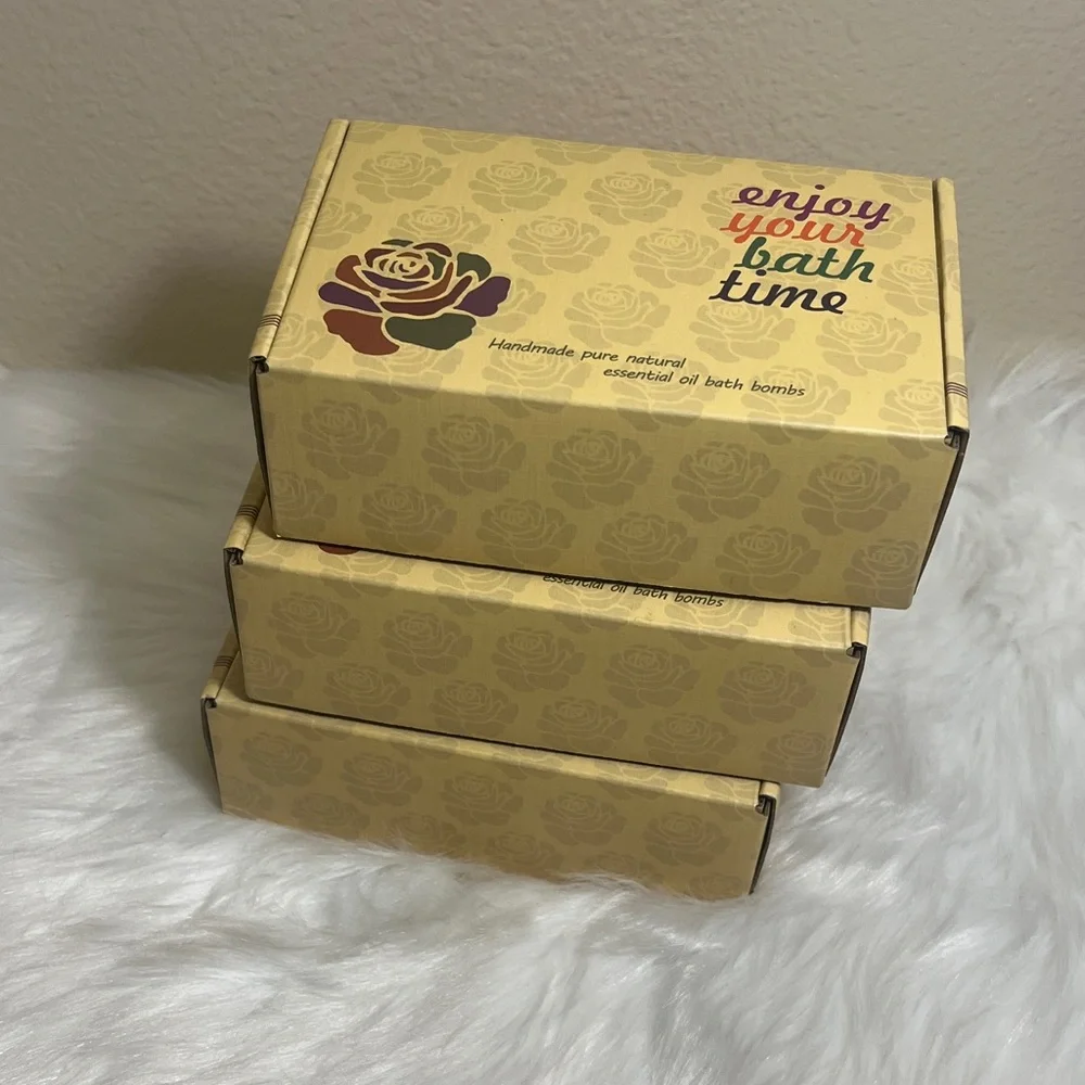 New Bundle of 3 Boxes Bath Time Essentials Oil Bath Bombs Set